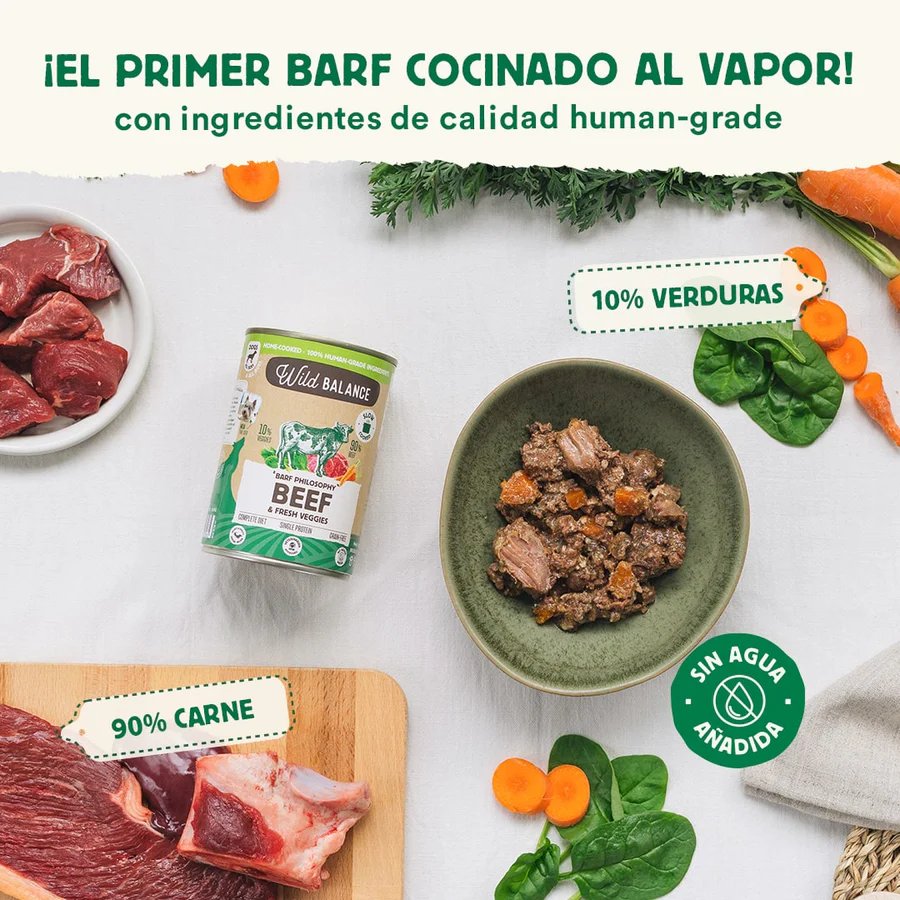 Wild Balance Lata de ternera para perros 400 g